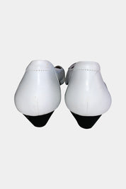 Hush Puppies White Ballet Pumps