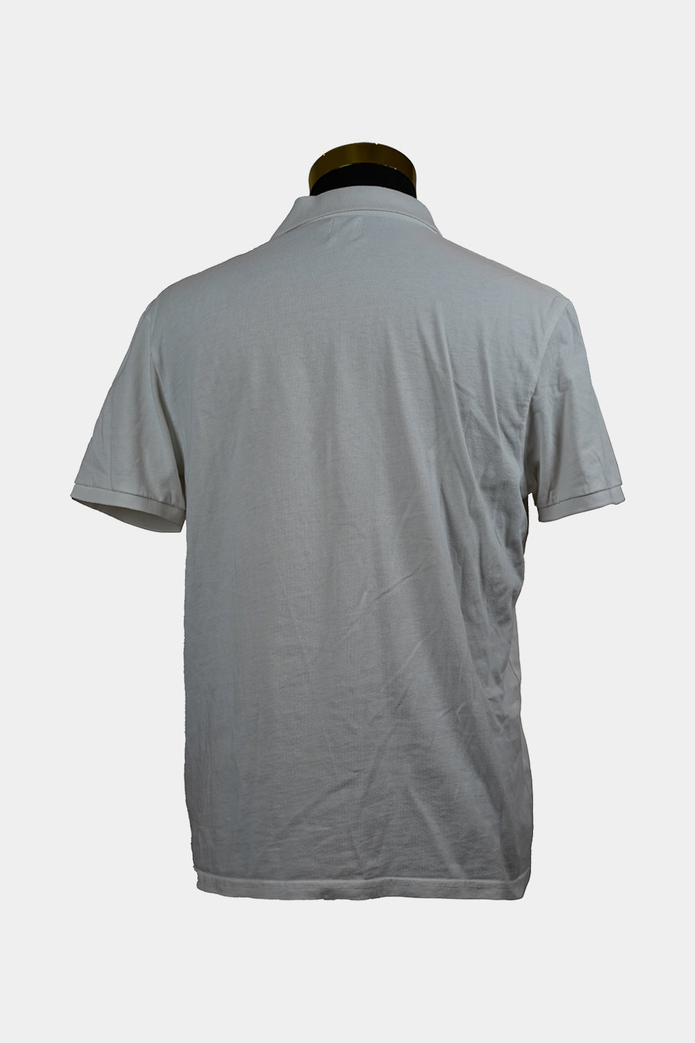 ASOS White Polo with Checkered Pocket