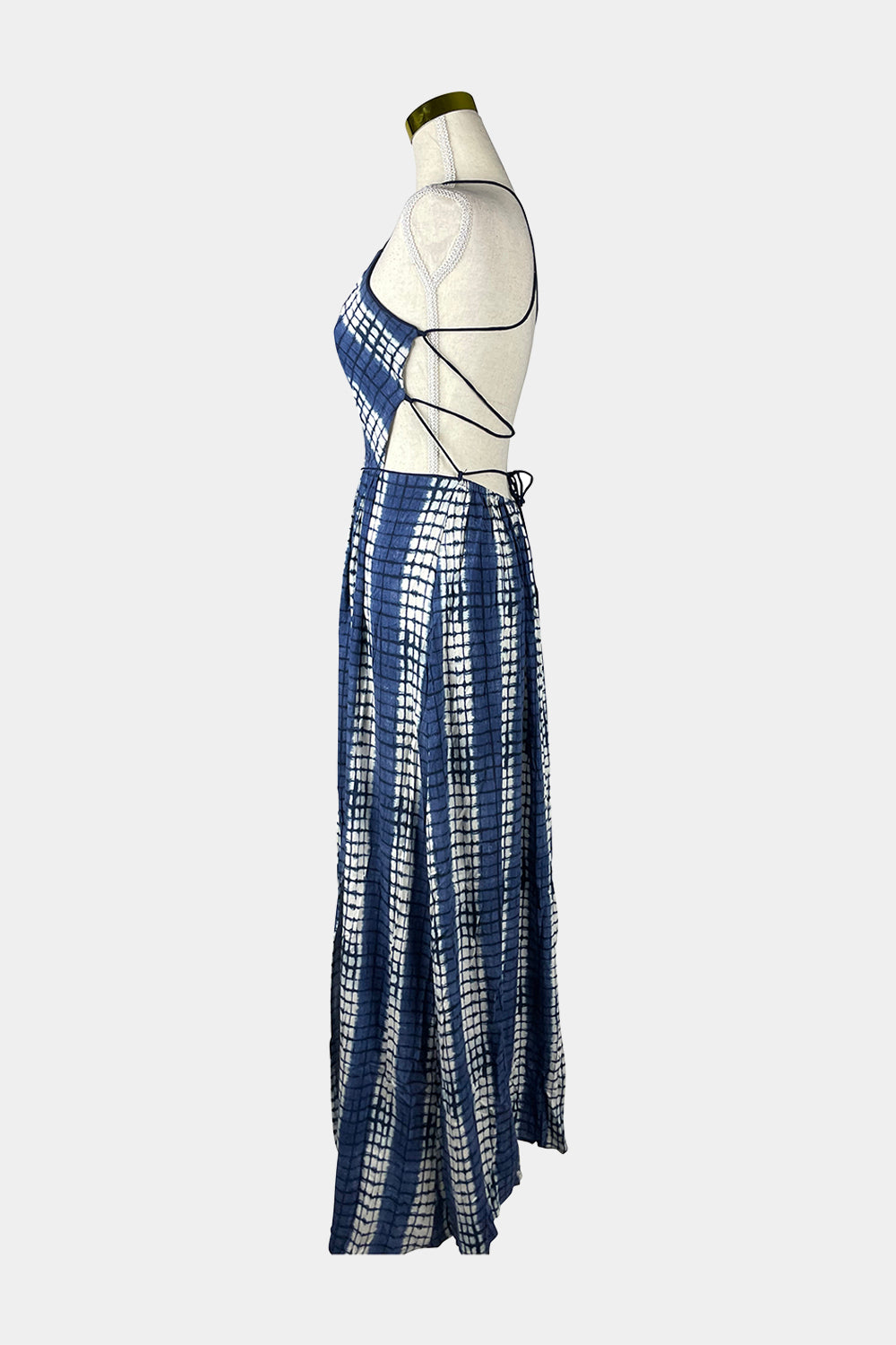 GLASSONS Blue Backless Maxi Dress