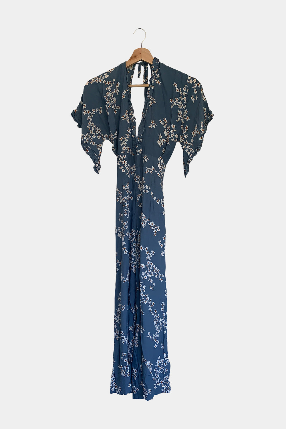 Faithfull The Brand Blue Jumpsuit