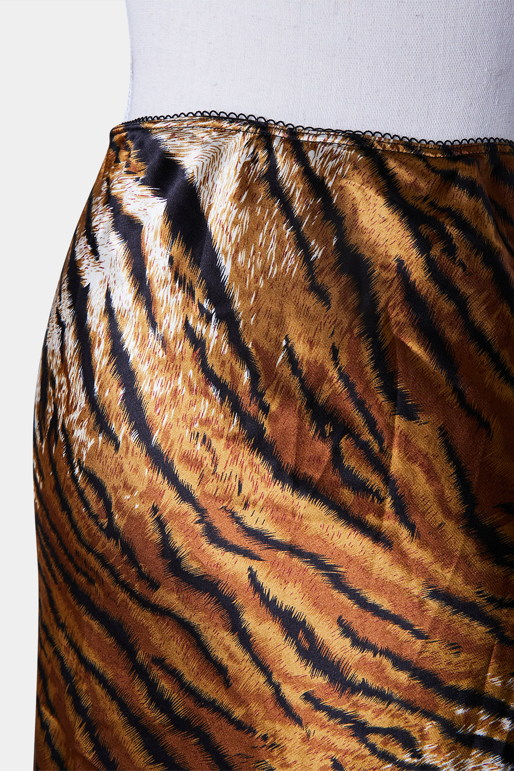 Topshop Tiger Print Midi Skirt