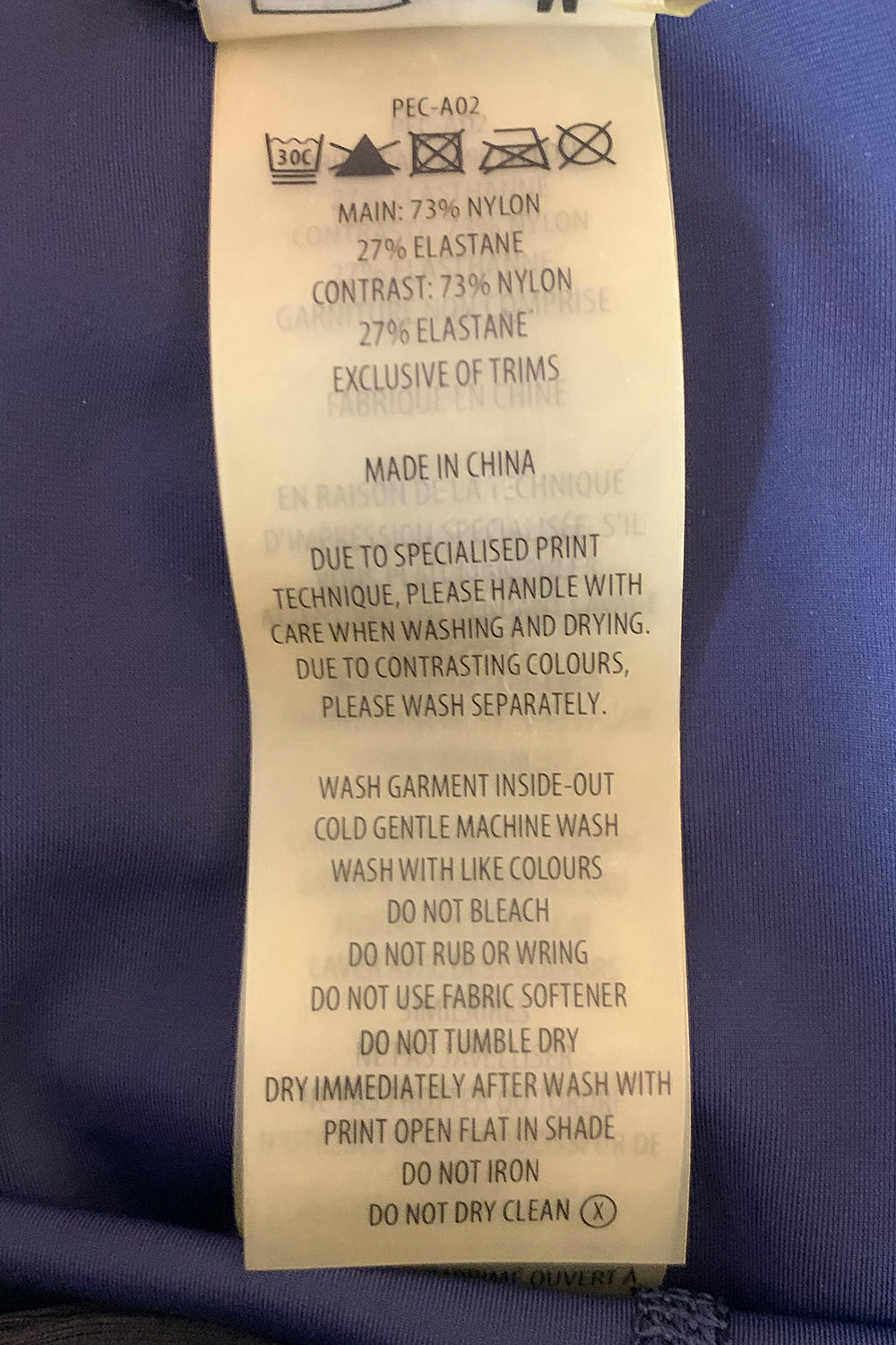 Pe Nation Navy Gym Leggings