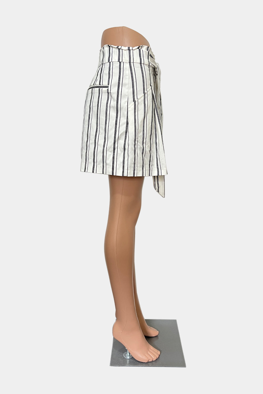 ZARA White and Black Shorts