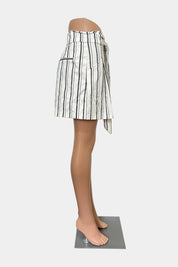 ZARA White and Black Shorts