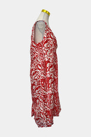Perri Cutten Red and White Dress
