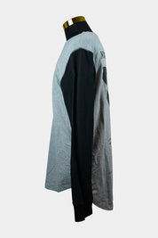 Nena & Paesadena Grey, Black Curved Long Sleeve Tee