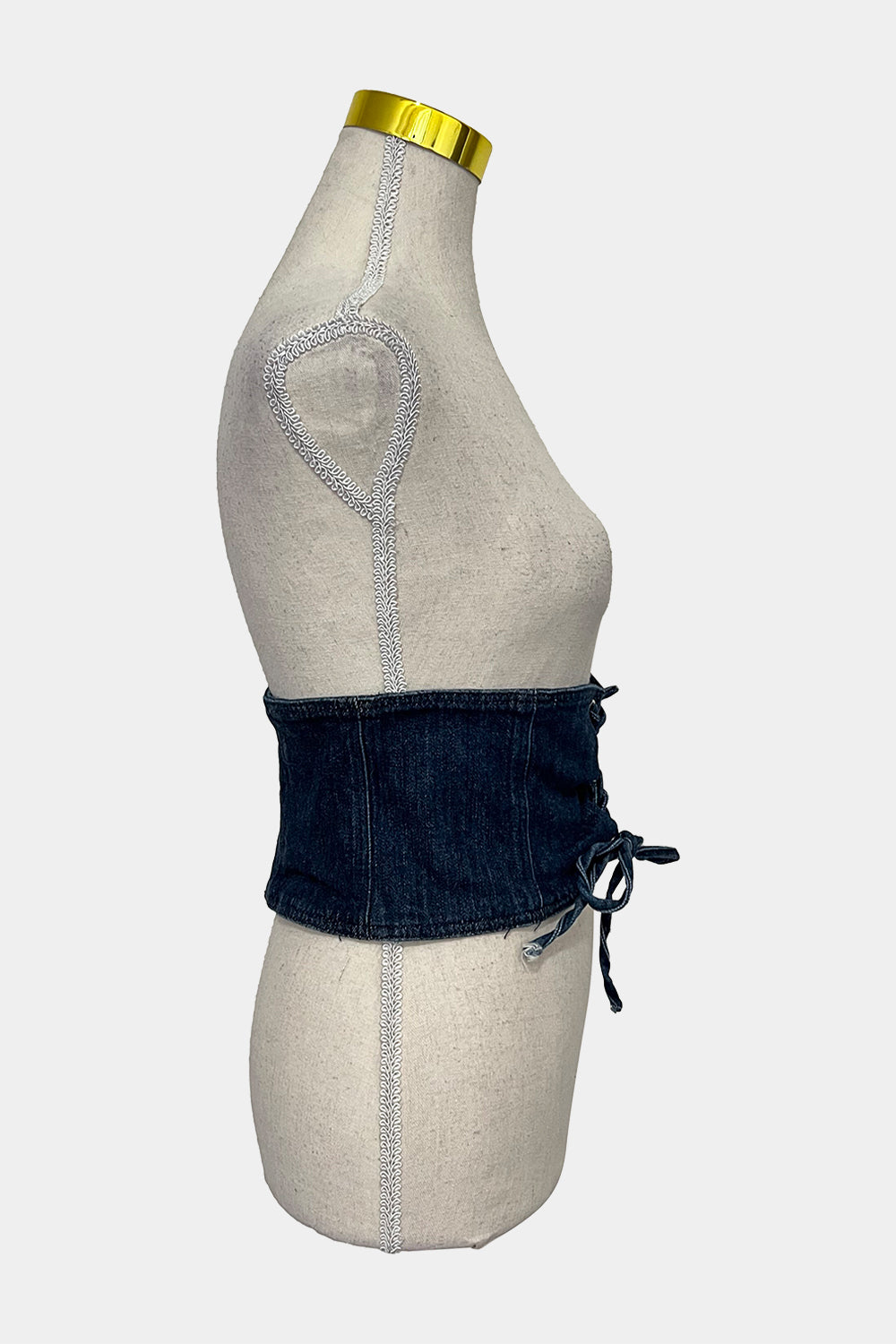 Zara Accesories Blue corset belt