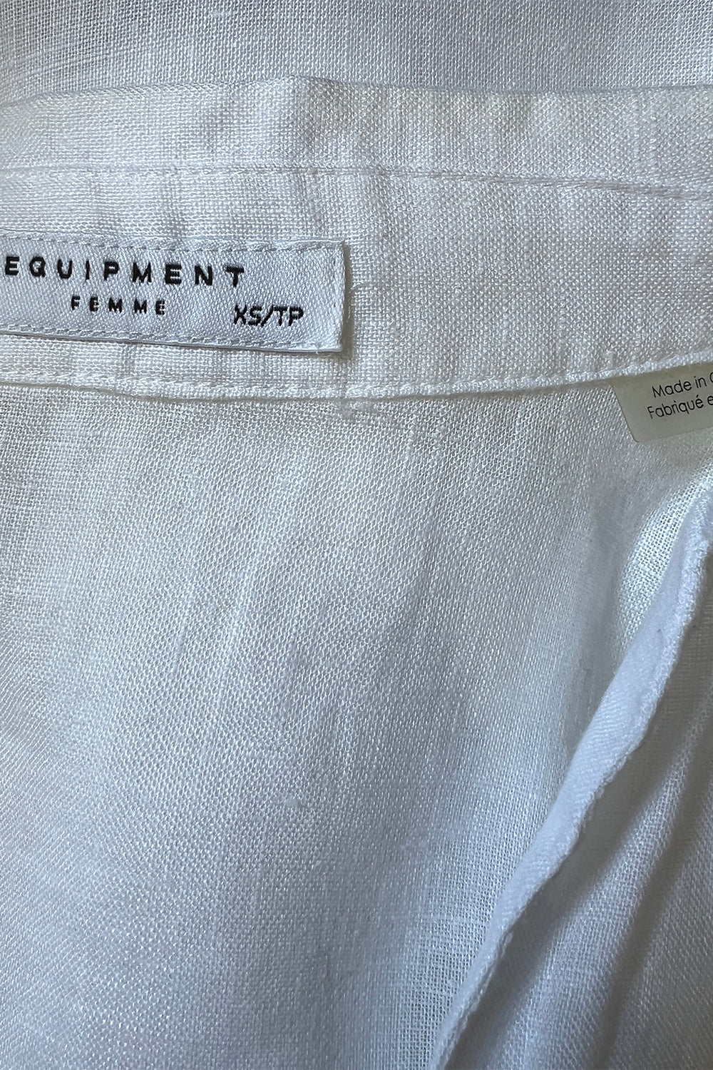 EQUIPMENT White Top