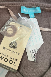 Blue Illusion Oatmeal Dress