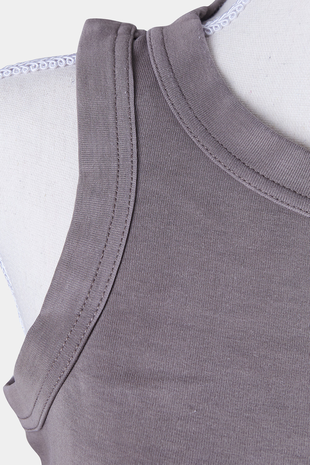 Country Road Brown Thick Singlet