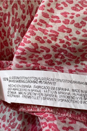 ZARA White and Pink Top