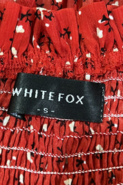 White Fox Red Dress