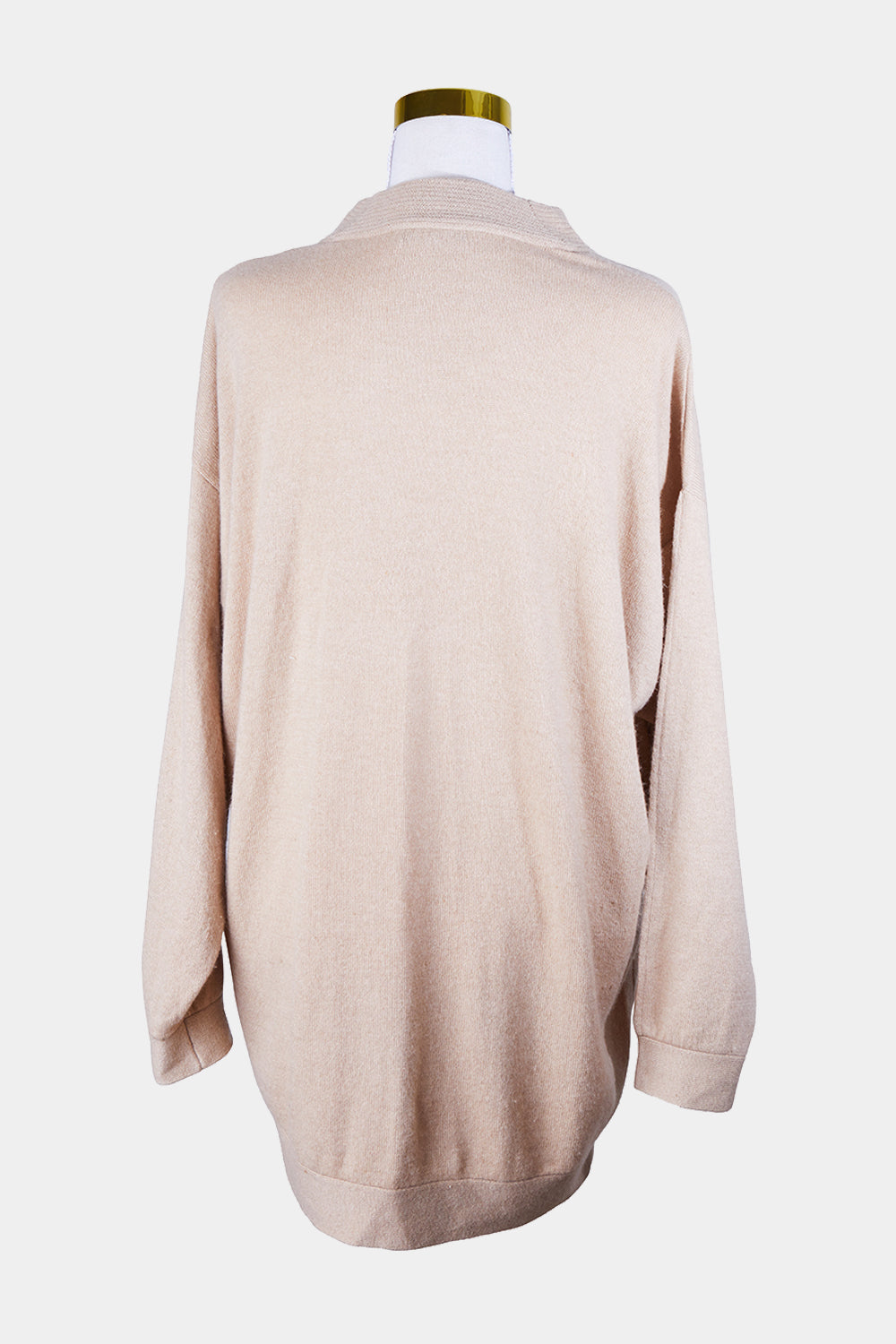 Jasmine And Will Beige Highneck Cashmere Sweater