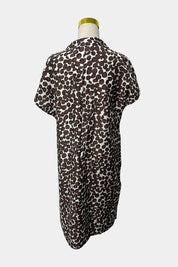 Gordon Smith Brown and White Dress