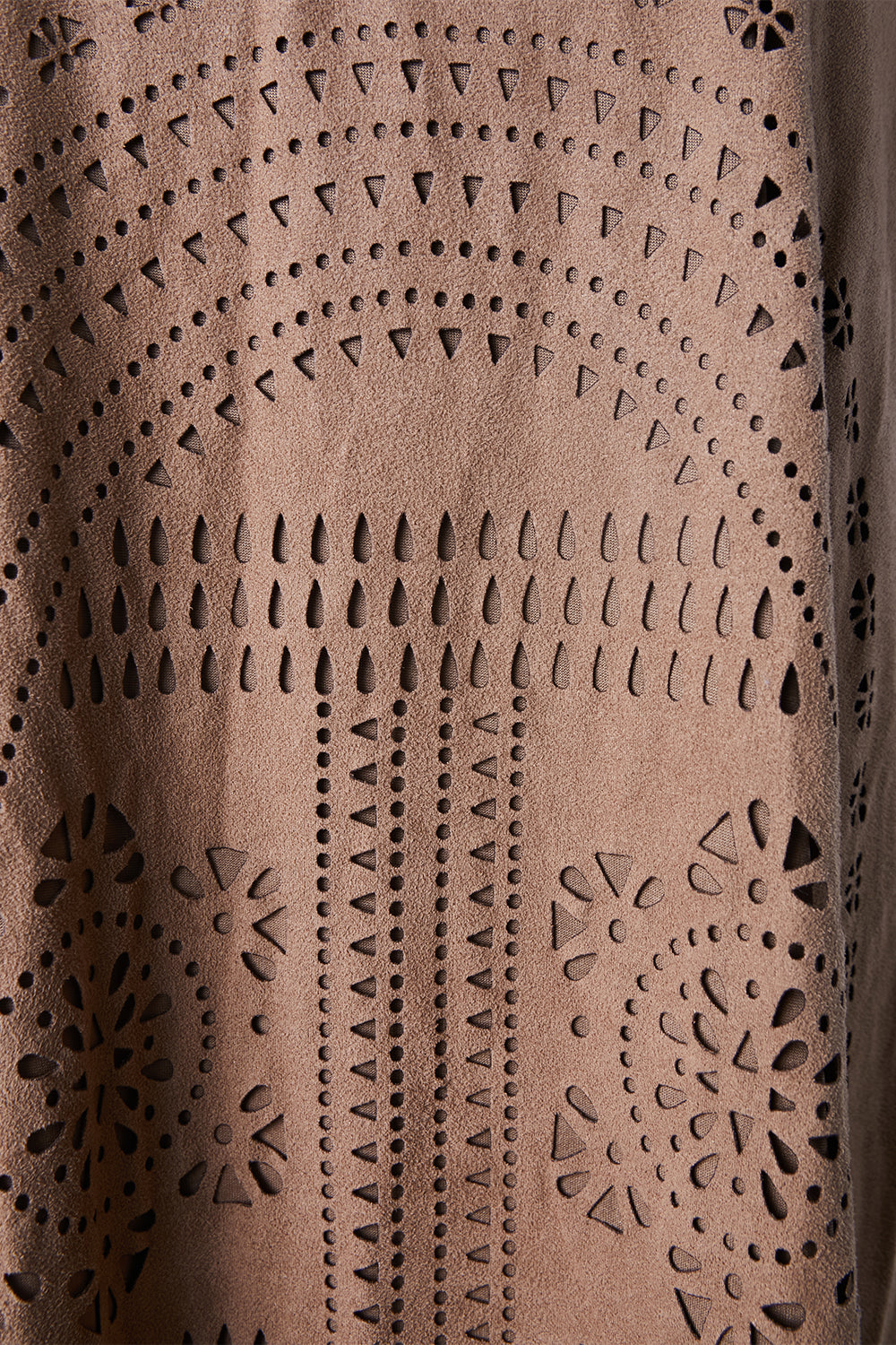 H And M Brown Suede Dress