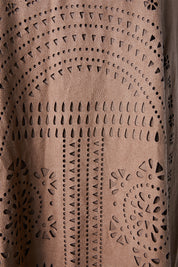 H And M Brown Suede Dress