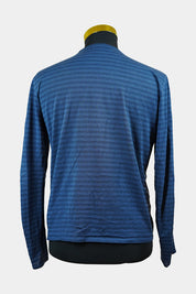 Hugo Boss Blue Striped Long Sleeve Tee