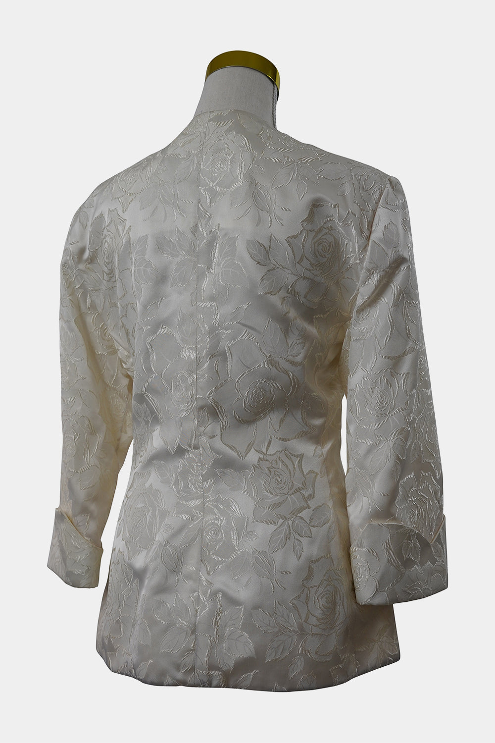 JSK Cream Button Single Breasted Blazer