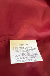 Perri Cutten  Ruby Red Dress