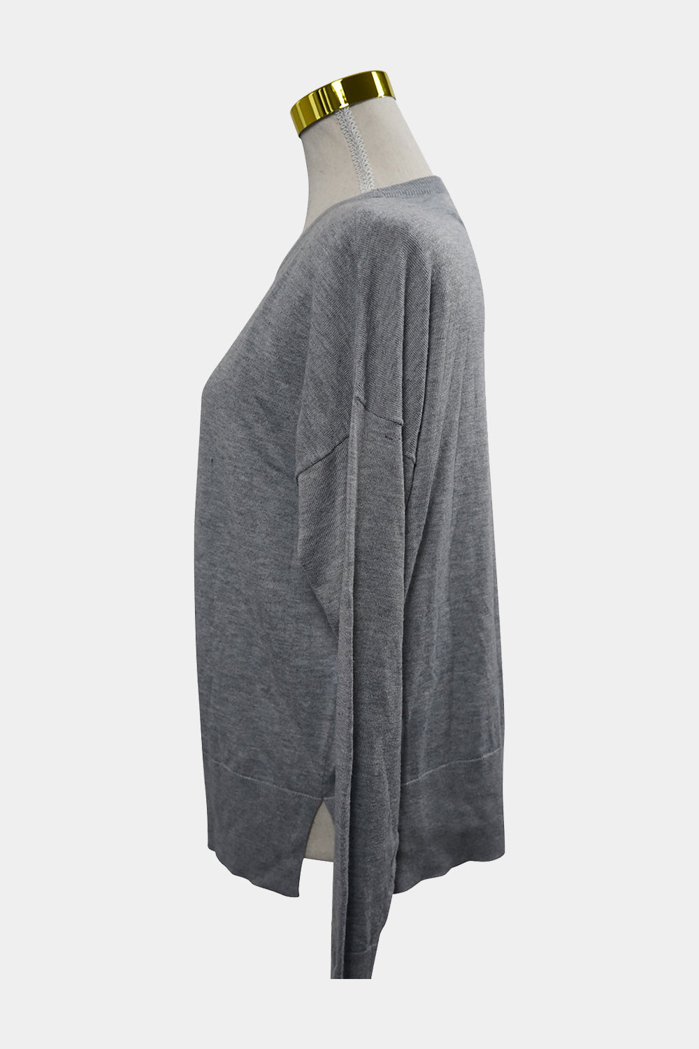 Atmos & Here Grey Light Knit Sweater