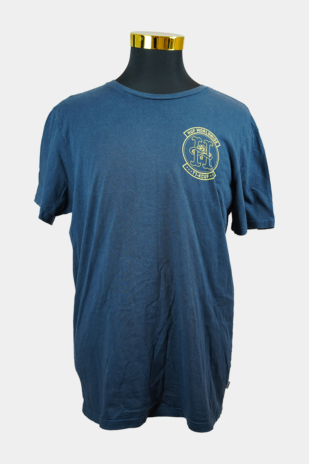 HUF Navy Crew Tee