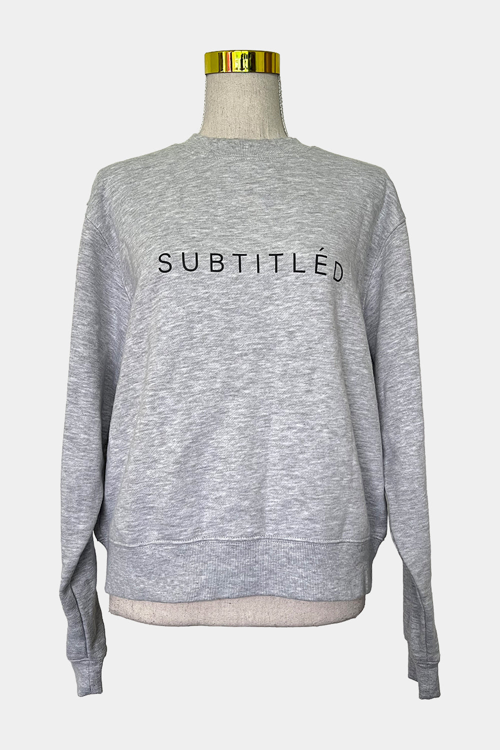 SUBTITLED Grey Sweatshirt