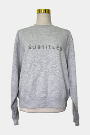 SUBTITLED Grey Sweatshirt