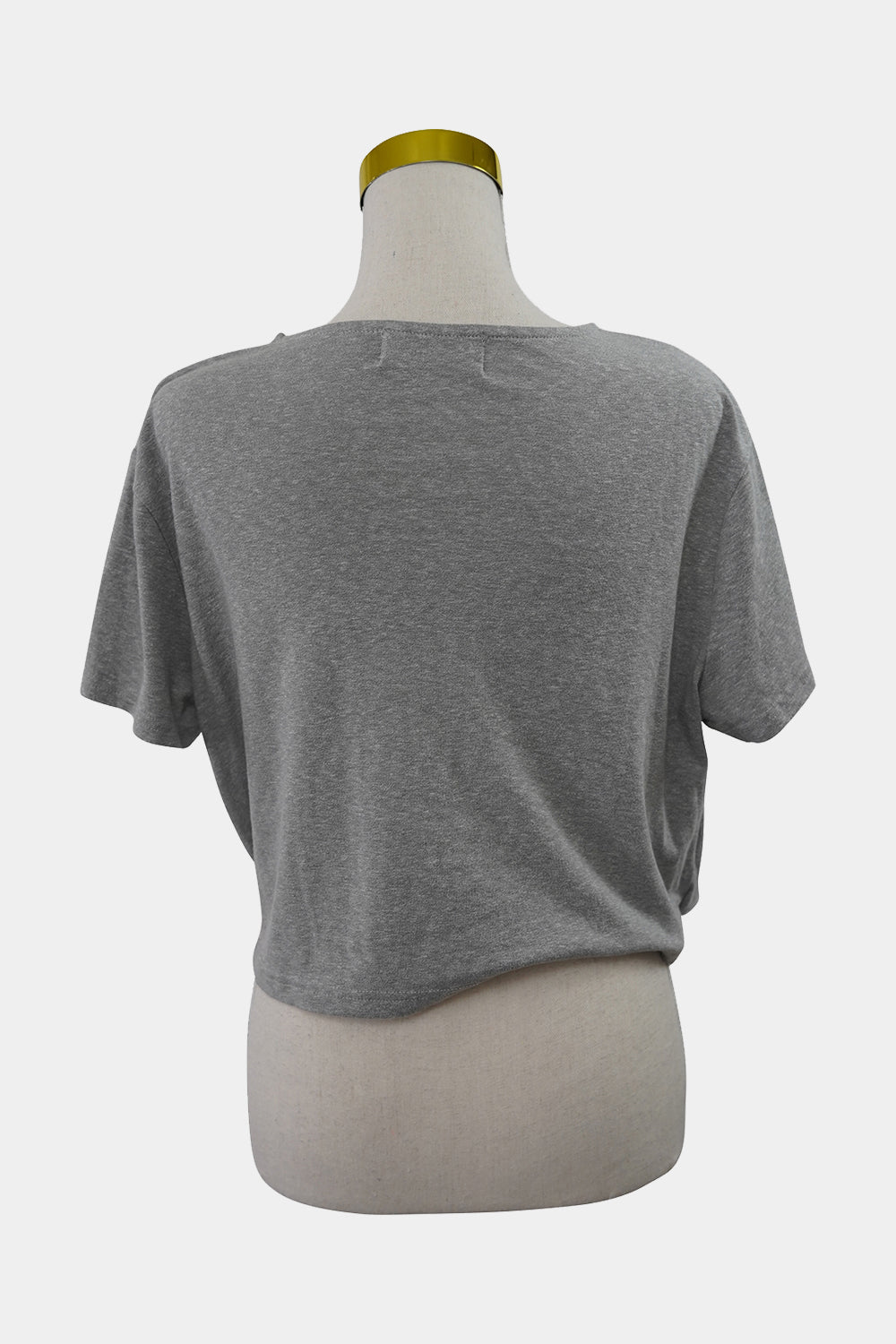 MINKPINK Grey Short Sleeve Cut out T-Shirt