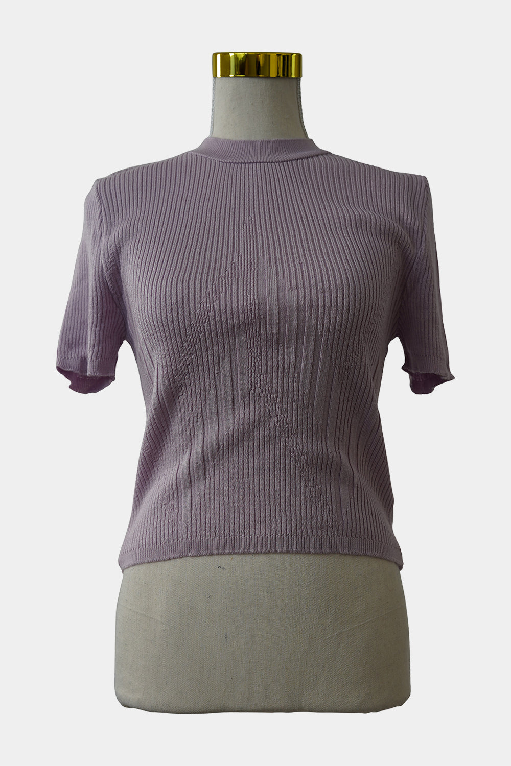 ASOS Lilac Ribbed Knit Tshirt