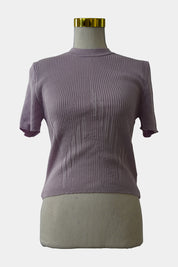 ASOS Lilac Ribbed Knit Tshirt