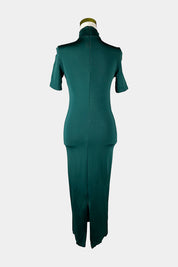 H&M Green Bodycon Maxi Dress