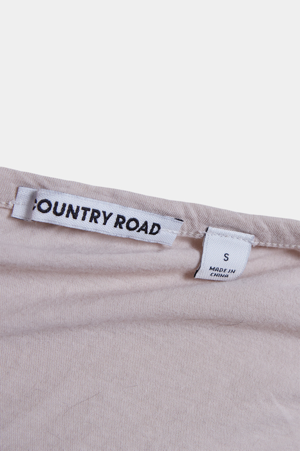 Country Road Beige Round Neck T Shirt