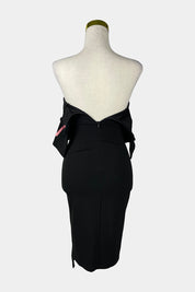 BLOSSOM Black Off-Shoulder Dress