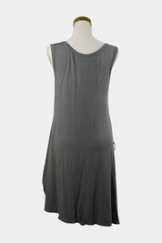 Sao Paulo Grey Graphic Tank Midi Dress