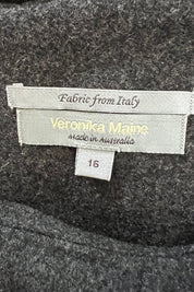 Veronika Maine Charcoal Grey Dress
