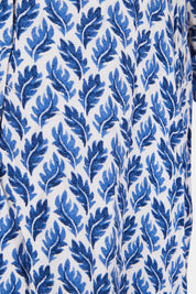 H&M Blue, White Blue and White Pattern Summer Dress