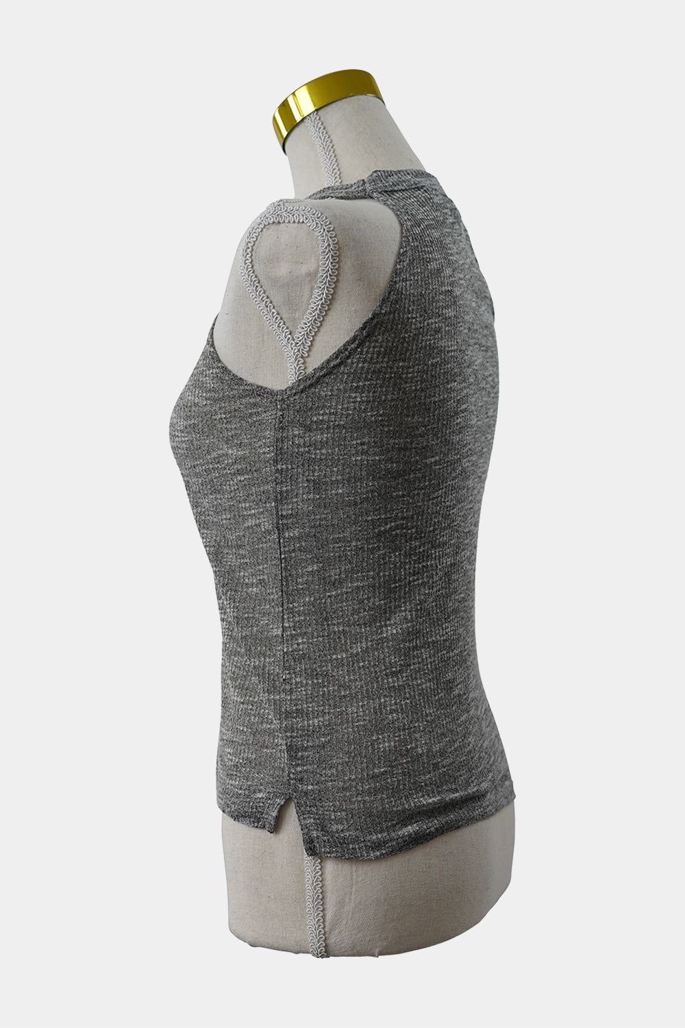TILII Grey Halter Singlet Top