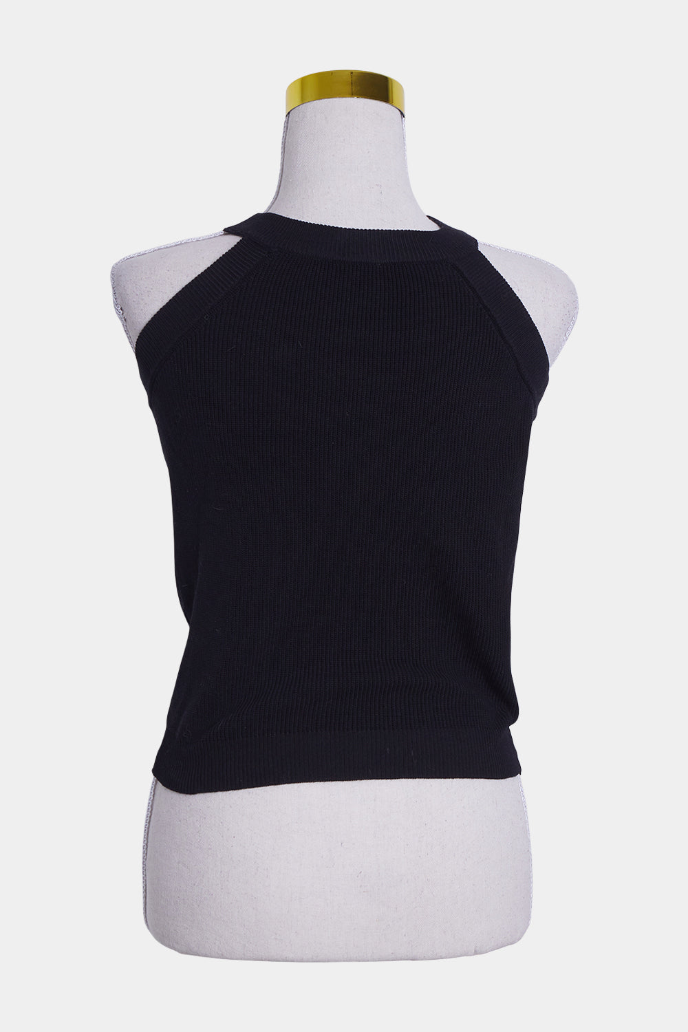 Assorted Brands Black High Neck Knit Crop Top