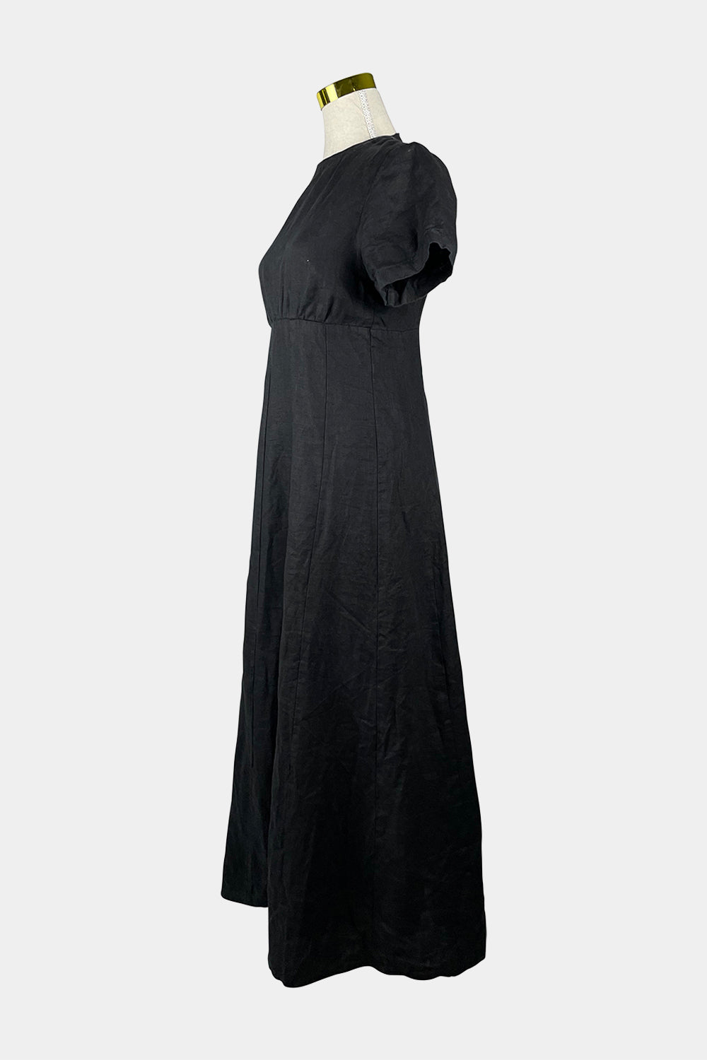 DISSH Black Linen Maxi Dress