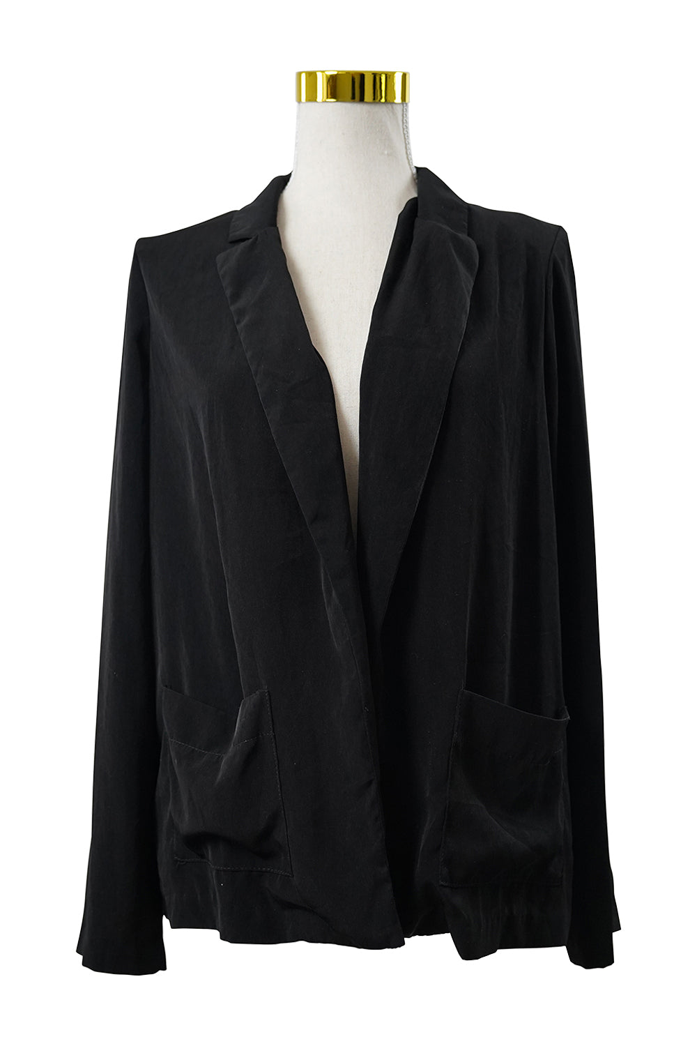 LUSH Black Cut Out Light Jacket