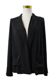 LUSH Black Cut Out Light Jacket