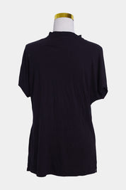 SEED Black Mock Neck Tank Top