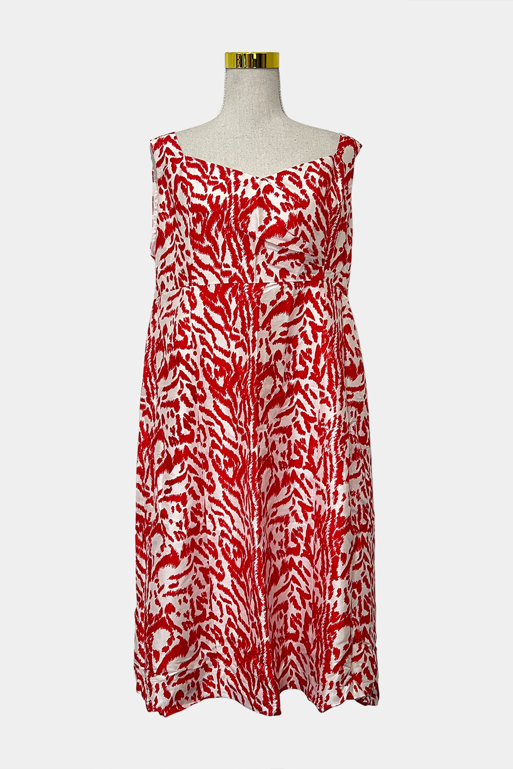Perri Cutten Red and White Dress