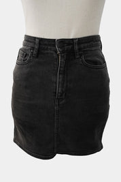 LEE Black Denim Mini Skirt