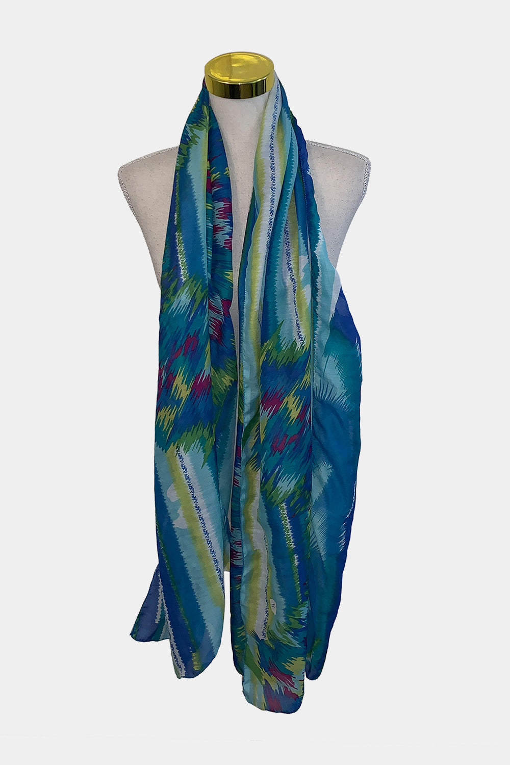 Shanti Mandir Blue Scarf