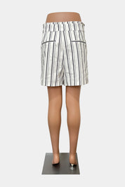 ZARA White and Black Shorts