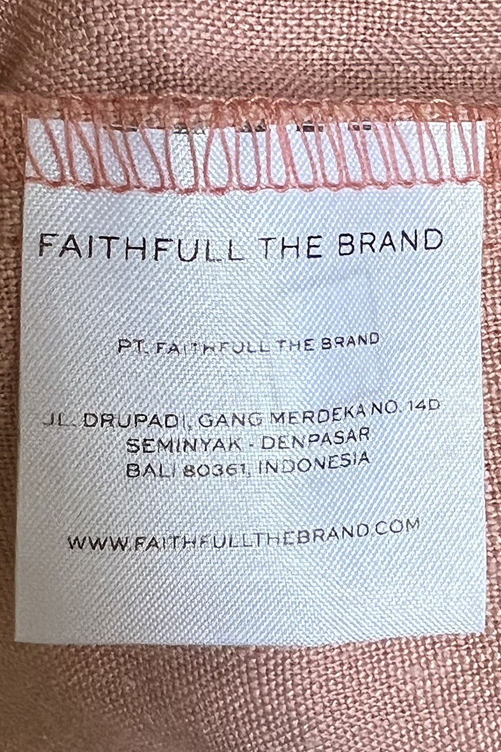 Faithfull The Brand Pink Pants