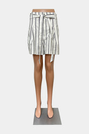 ZARA White and Black Shorts