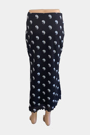 Neon Hart Black Skirt