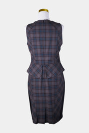 CUE Brown Structured Dress